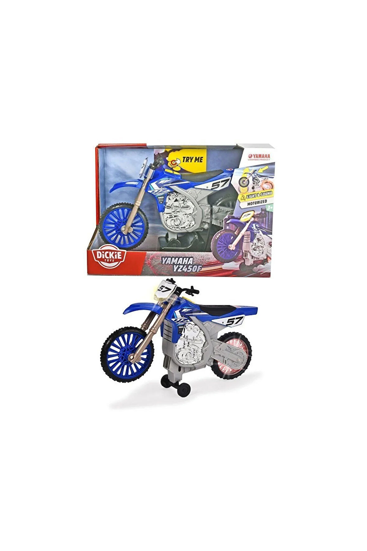 Kız Erkek Çocuk Oyuncak 203764014 Yamaha YZ Wheelie Raiders Kız Erkek Çocuk Oyuncak Eğitici Oyuncakl