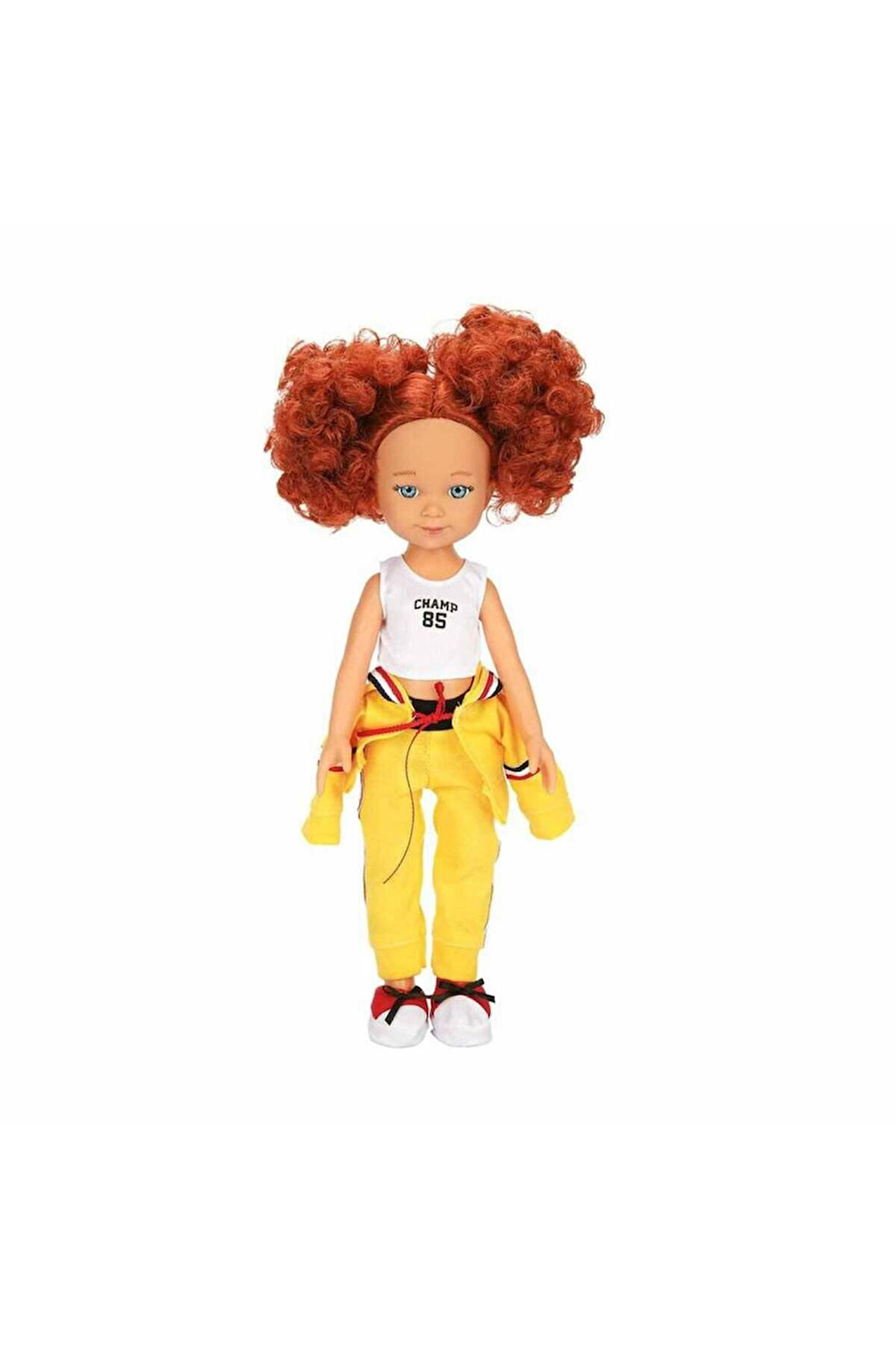 Kız Erkek Çocuk Oyuncak S00030041 Mina Sporty Bebek 35cm Kız Erkek Çocuk Oyuncak Eğitici Oyuncaklar