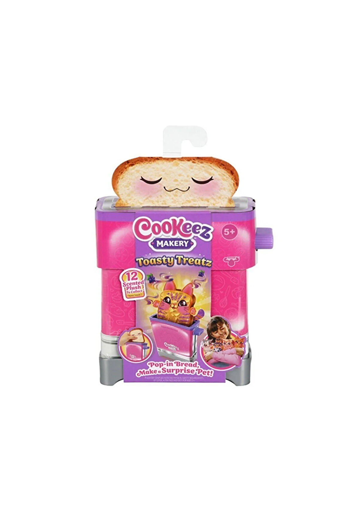 Kız Erkek Çocuk Oyuncak CKE01000 Cookeez Makery Tost Makinesi Kokulu Sürpriz Waffle Pelüş Kız Erkek