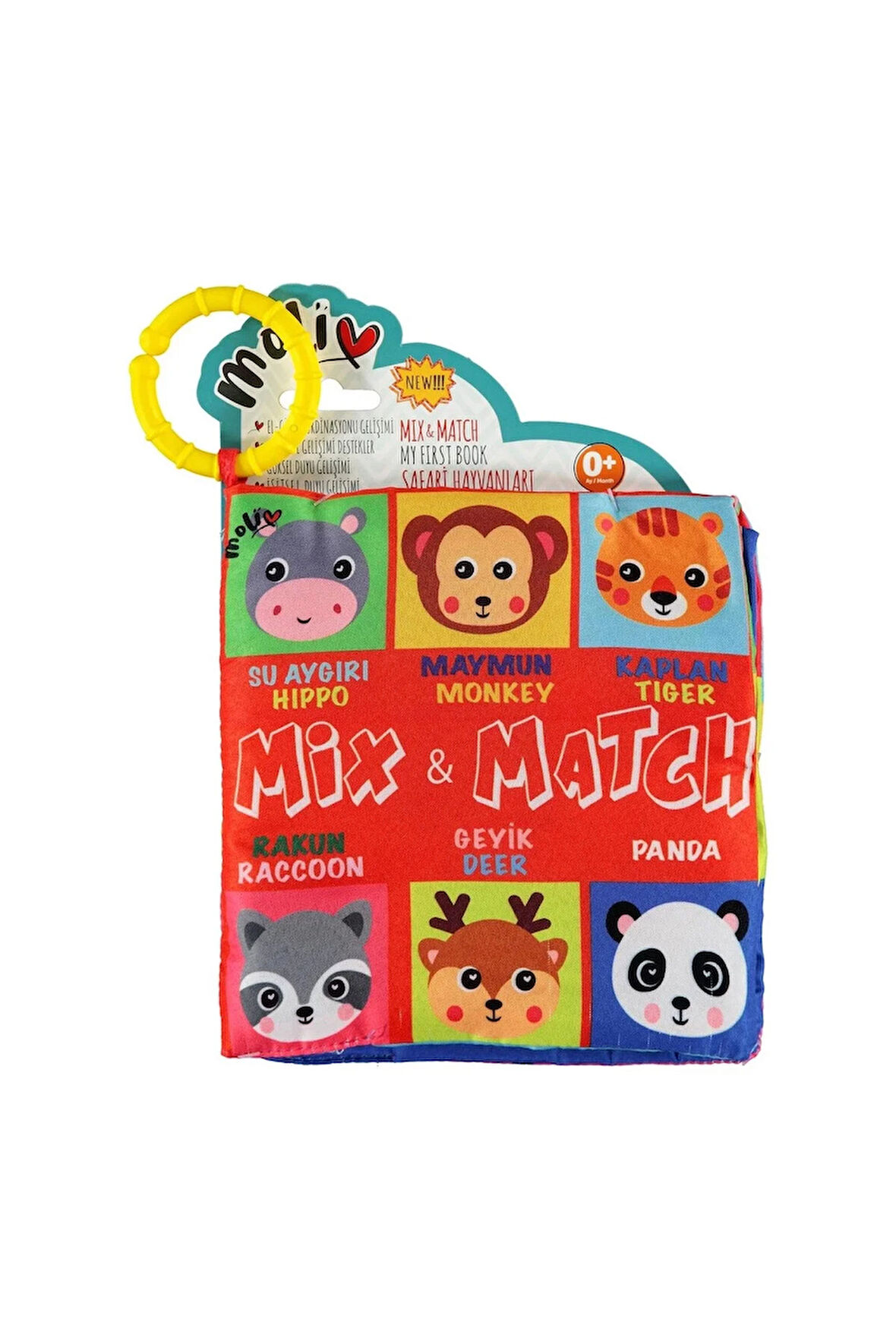 Öğretici Oyuncaklar Bul & Eşleştir Kitap Safari Hayvanları Kız Erkek Çocuk Oyuncak Eğitici Oyuncakla