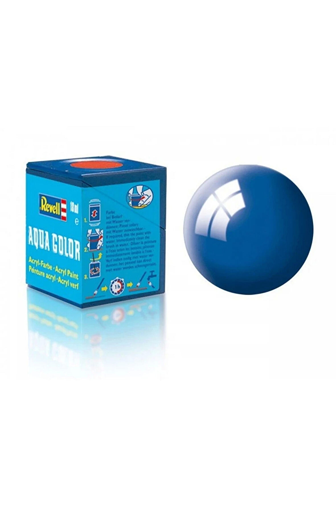 Kız Erkek Çocuk Oyuncak Aqua Color Blue - Gloss Boya - 18 ml Kız Erkek Çocuk Oyuncak Eğitici Oyuncak