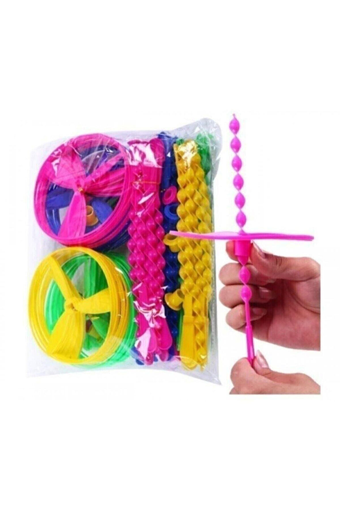 Kız Erkek Çocuk Eğlenceli Oyuncaklar Toys Ufo Pervane Uçan Daire Oyuncak 50Adetli Yerli Üretim
