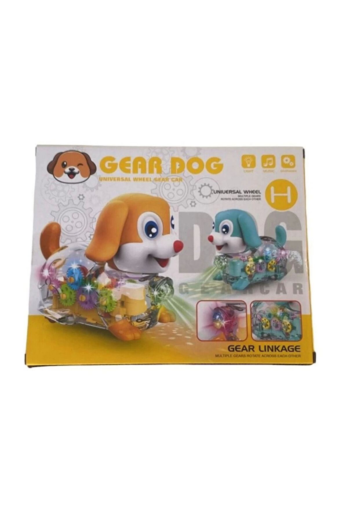 Kız Erkek Çocuk Oyuncak Kutulu Şeffaf Sesli Yürüyen Köpek Kız Erkek Çocuk Oyuncak Eğitici Oyuncaklar