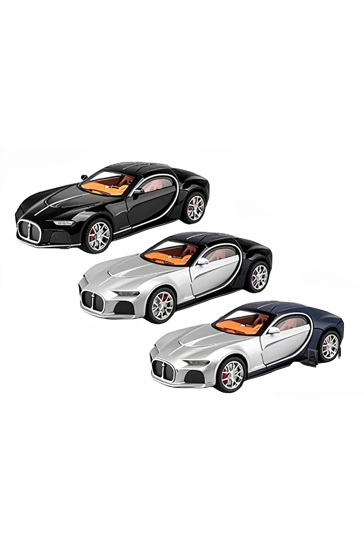 Kız Erkek Çocuk Oyuncak Sesli Işıklı Metal Bugatti Araba Kız Erkek Çocuk Oyuncak Eğitici Oyuncaklar