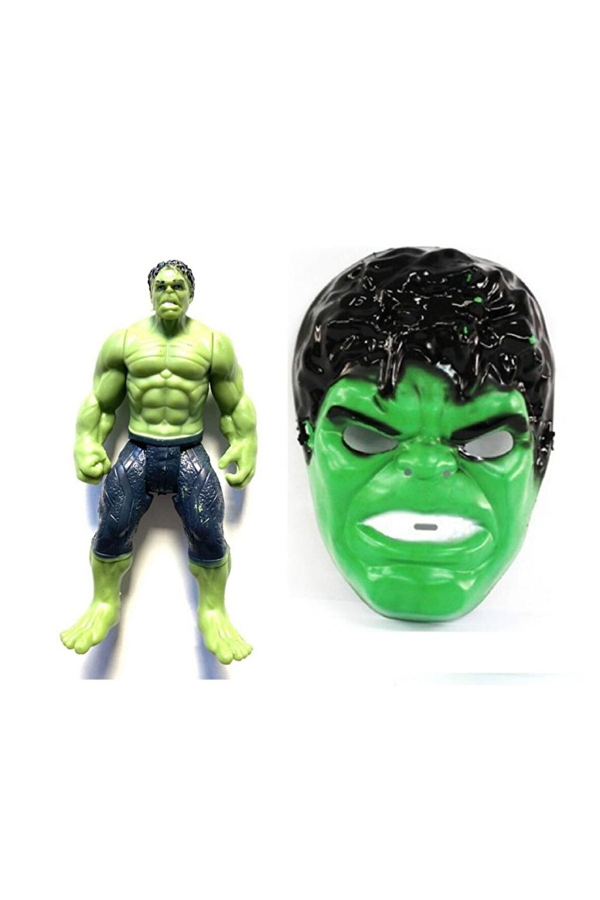 Kız Erkek Çocuk Eğlenceli Oyuncaklar Oyuncak Hulk Figür Ve Hulk Maskesi Ikisi Birarada