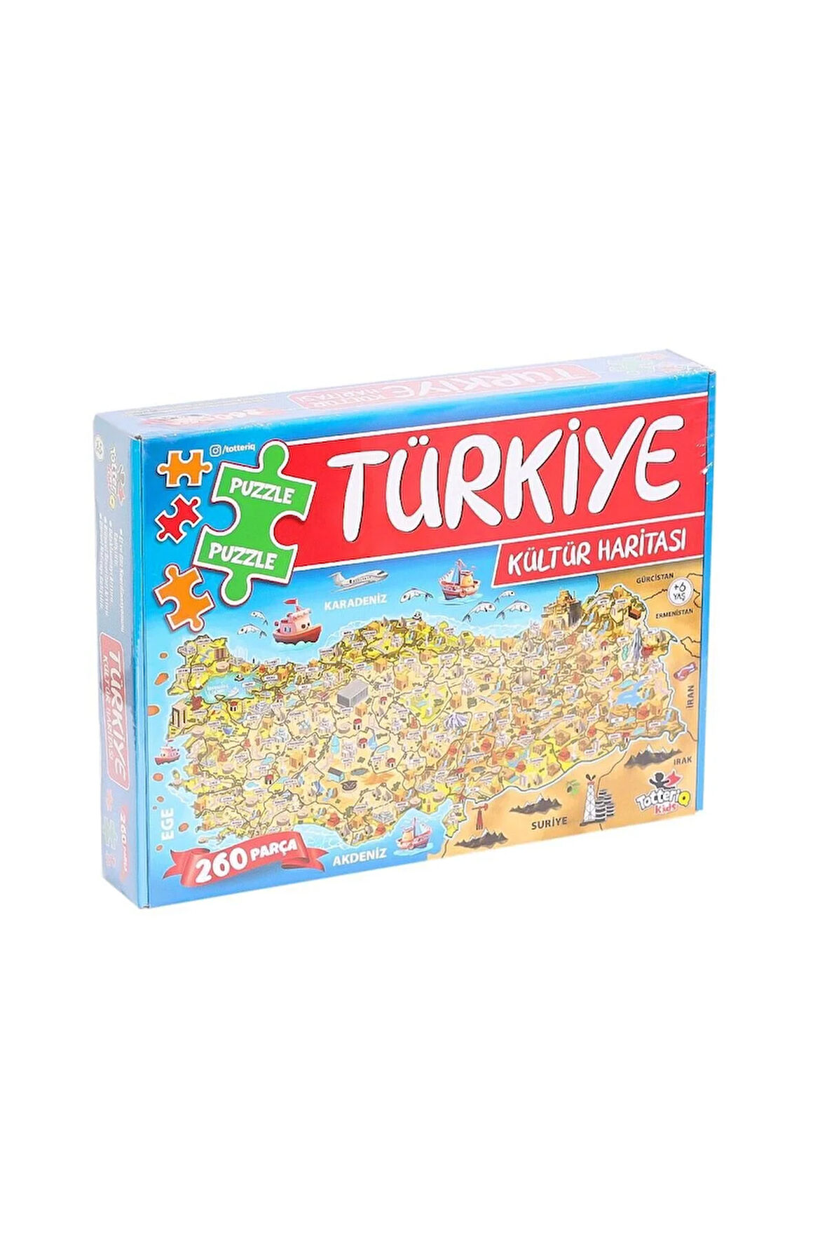 Kız Erkek Çocuk Oyuncak 7213 Türkiye Kültür Haritası Puzzle Kız Erkek Çocuk Oyuncak Eğitici Oyuncakl