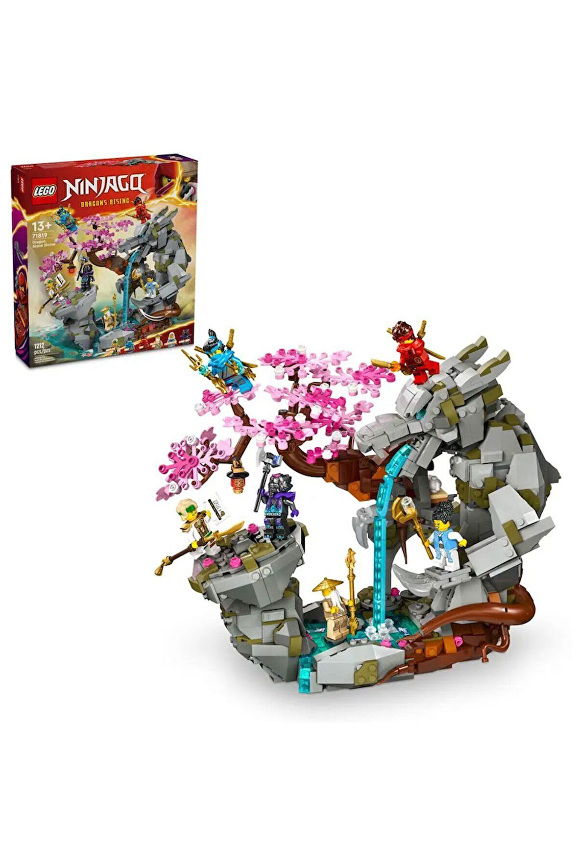 Kız Erkek Çocuk Oyuncak 71819 Ninjago Ejderha Taşı Tapınağı 1212 parça +13 yaş Kız Erkek Çocuk Oyunc