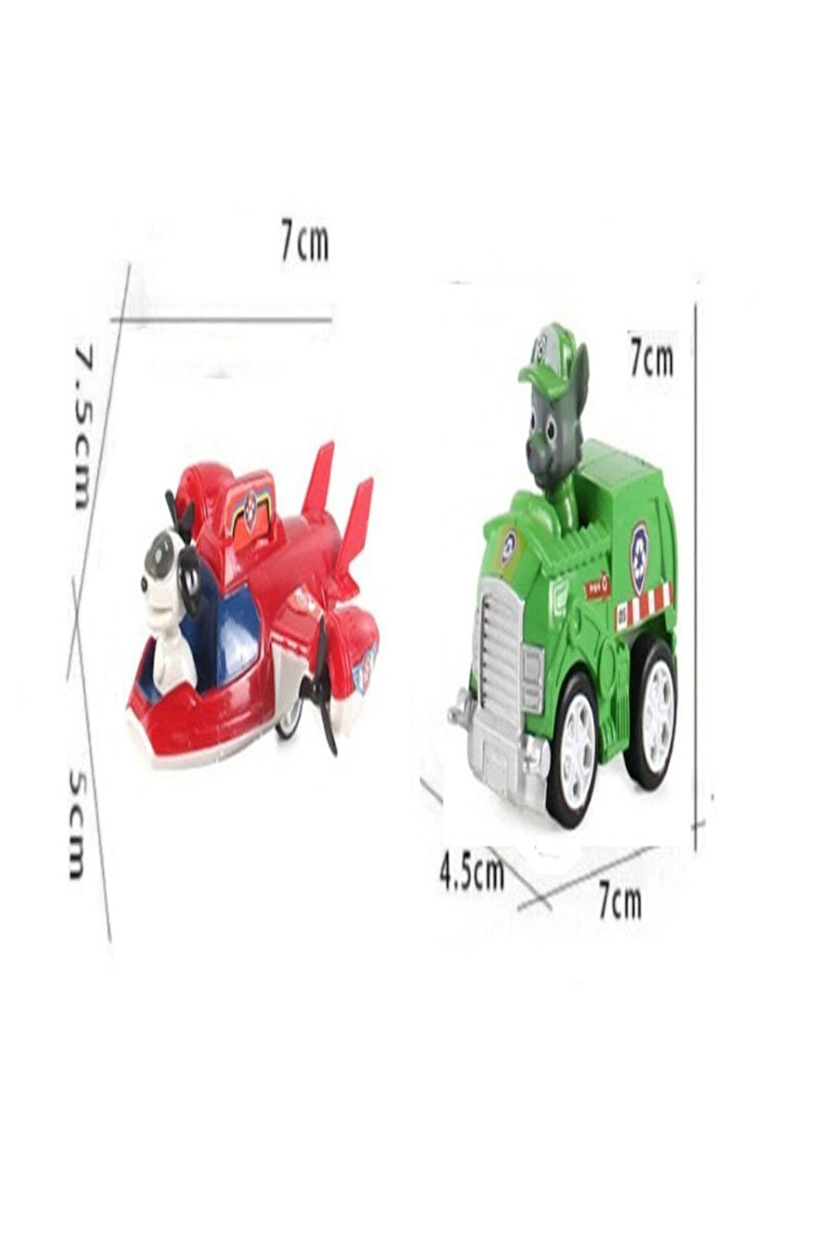 Kız Erkek Çocuk Eğlenceli Oyuncaklar Paw Patrol Kahramanlar Figürlerinden Kurtarma Uçağı Ve Rocky