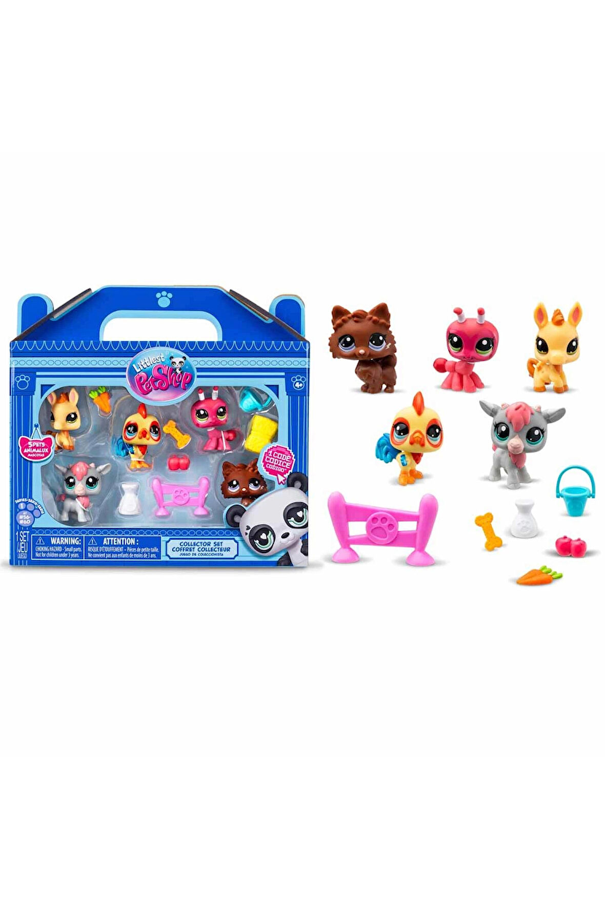 Kız Erkek Çocuk Oyuncak Littlest Pet Shop Minişler 5'li Figür Seti S1 Kız Erkek Çocuk Oyuncak Eğitic
