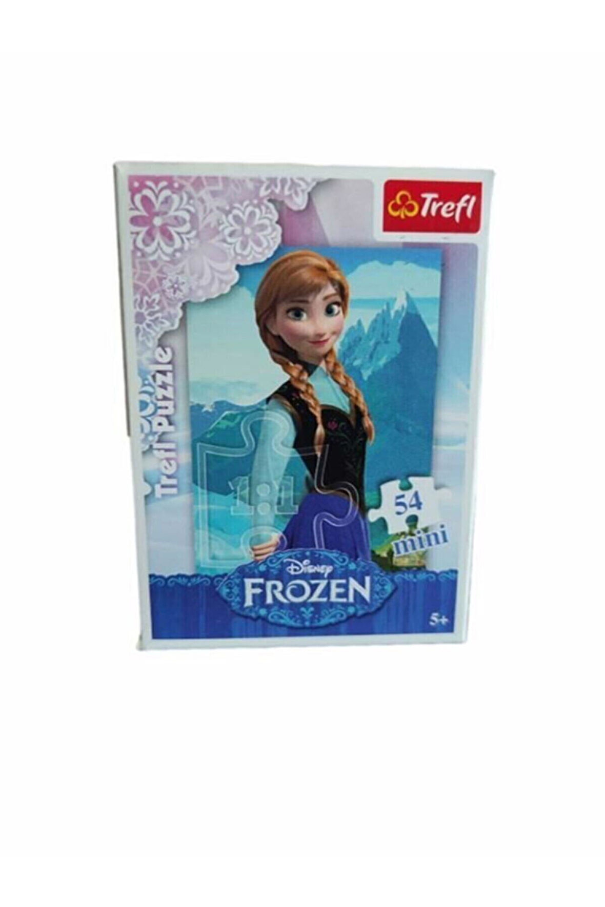 Kız Erkek Çocuk Eğlenceli Oyuncaklar Disney Lisanslı Frozen Mini Puzzle Set 54 Parça Puzzle