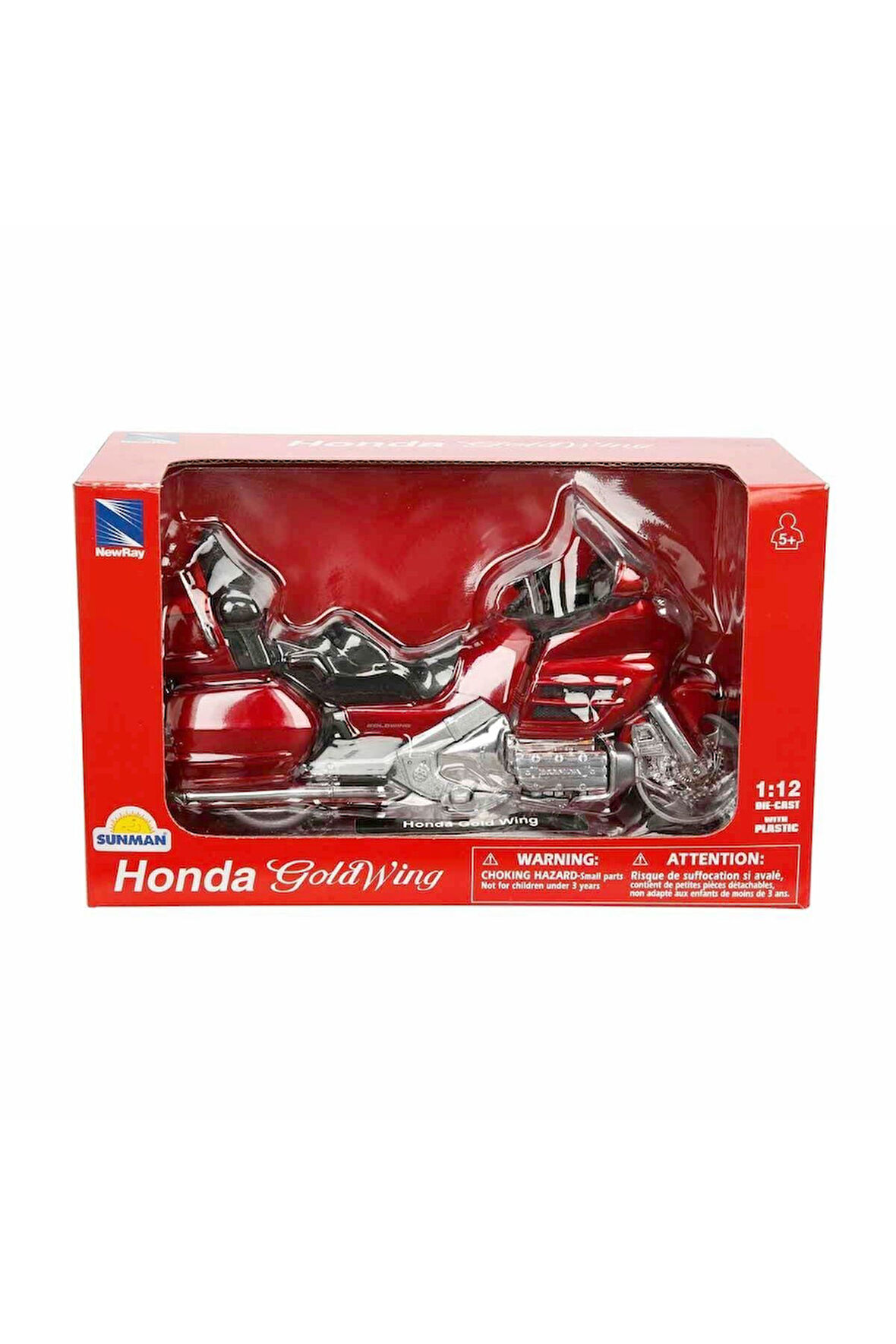 Kız Erkek Çocuk Oyuncak 57253 1:12 Honda Gold Wing 2010 Motor -Sunman Kız Erkek Çocuk Oyuncak Eğitic