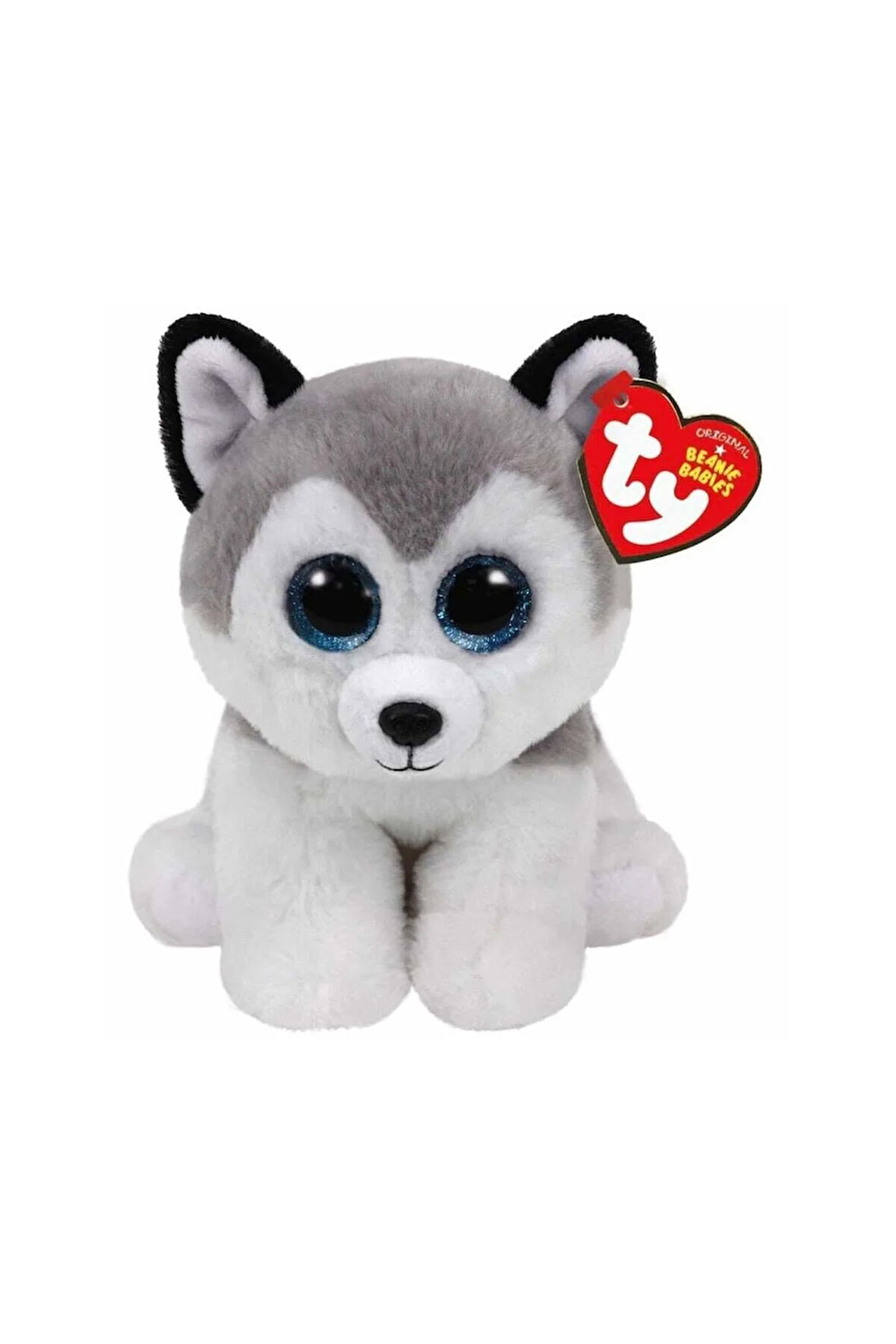 Kız Erkek Çocuk Oyuncak TY Beanie Babies Buff Sibirya Kurdu Peluş 15cm Kız Erkek Çocuk Oyuncak Eğiti