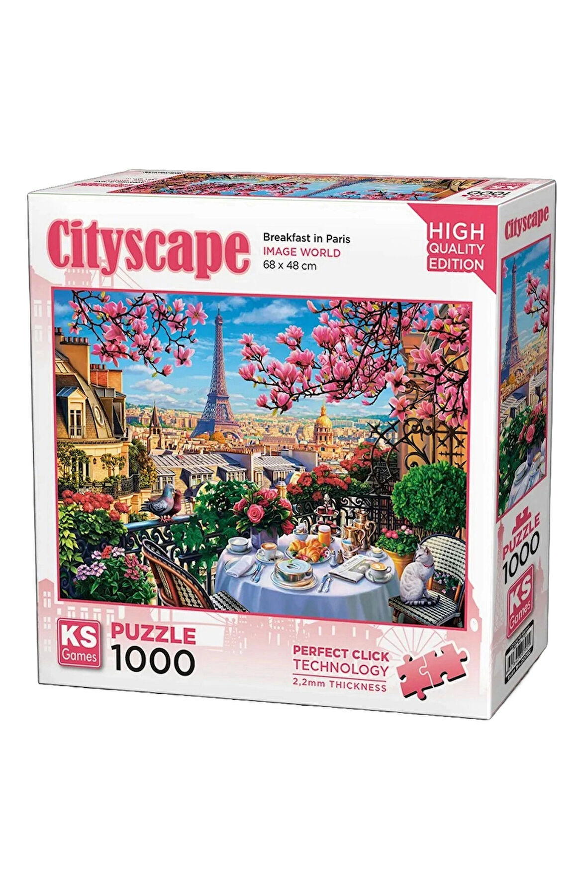 Kız Erkek Çocuk Oyuncak KS Games Breakfast In Paris Puzzle 1000 Parça 20792 Kız Erkek Çocuk Oyuncak