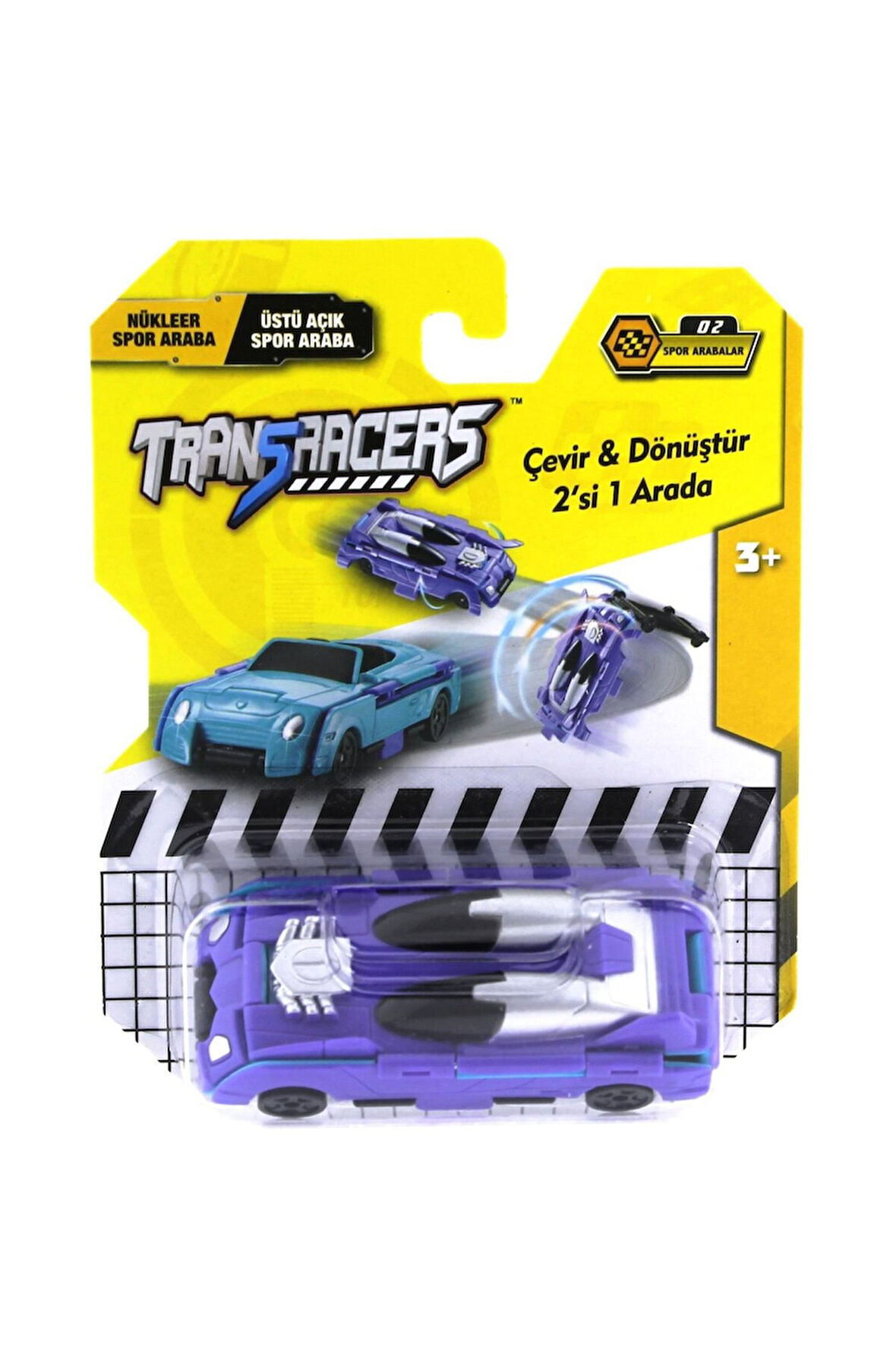 Kız Erkek Çocuk Oyuncak Transracers Dönüşen Araçlar Spor Arabalar Nükleer / Üstü Açık Kız Erkek Çocu