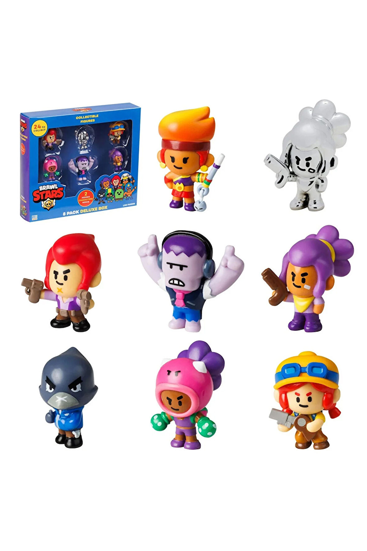 Eğitici Oyuncaklar Brawl Stars 8'li Delüks Figür Kız Erkek Çocuk Oyuncak Eğitici Oyuncaklar