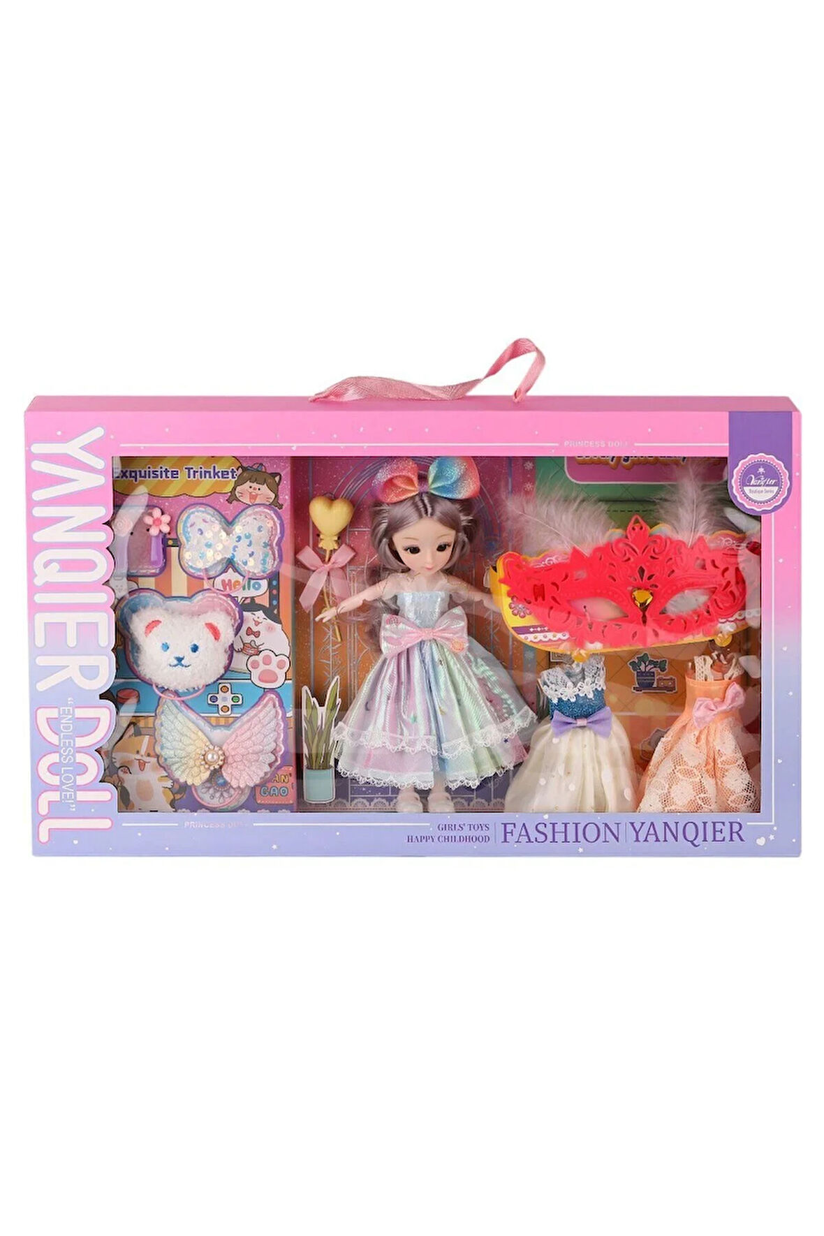 Kız Erkek Çocuk Oyuncak 3688-033A Fashion Aksesuarlı Eklemli Bebek -Karsan Oyuncak Kız Erkek Çocuk O