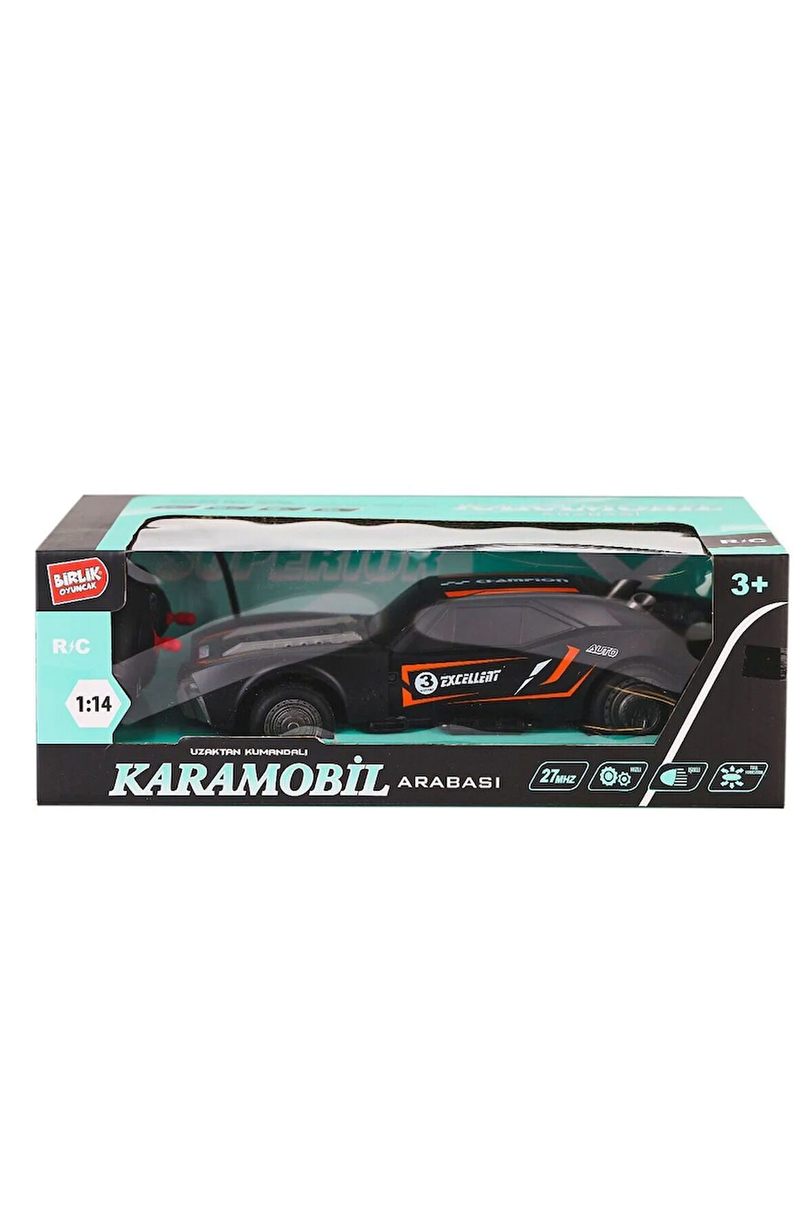 Kız Erkek Çocuk Oyuncak YQ010A Kumandalı Class Yarasa Araba 1:14 -Birliktoys Kız Erkek Çocuk Oyuncak