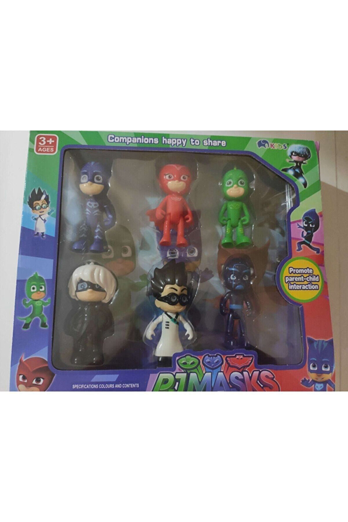 Kız Erkek Çocuk Eğlenceli Oyuncaklar Pjmasks 6'lı Pijamaskeliler Figür Seti