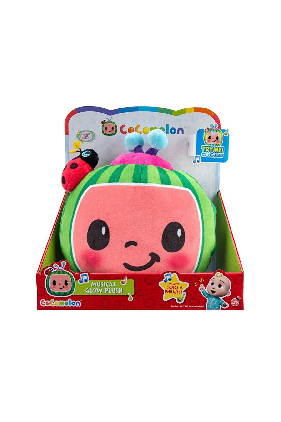 Kız Erkek Çocuk Oyuncak CCM45000 Parlayan Karpuz Pelüş -cmI0012 Kız Erkek Çocuk Oyuncak Eğitici Oyun