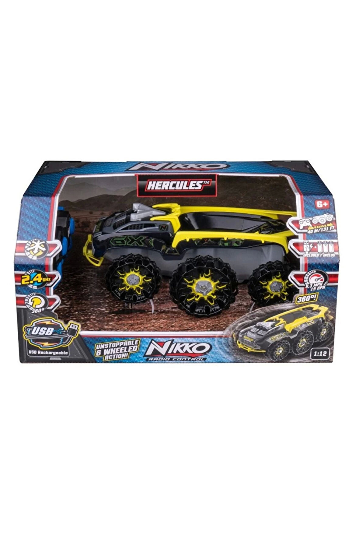 Kız Erkek Çocuk Oyuncak Akrobat Hercules Araba - S01010420 Kız Erkek Çocuk Oyuncak Eğitici Oyuncakla