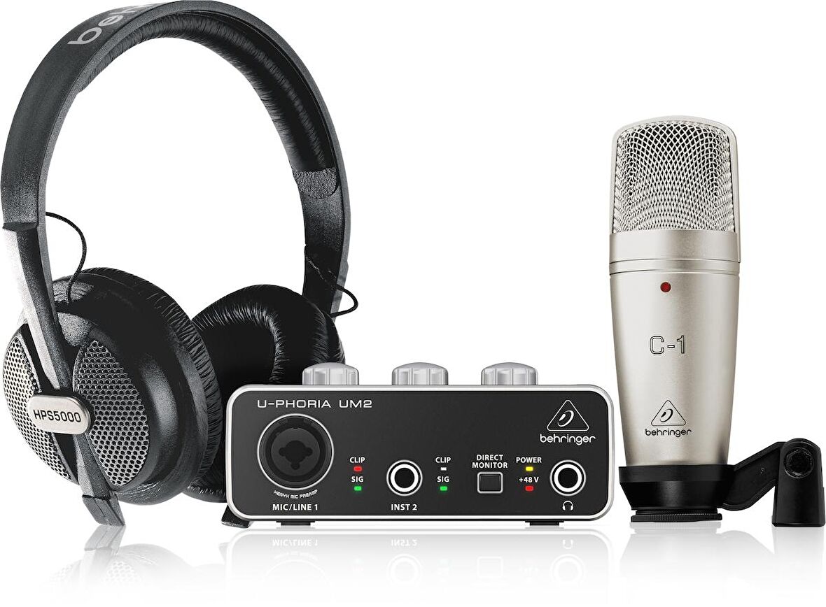BEHRINGER U-PHORIA STUDIO / Kayıt Paketi