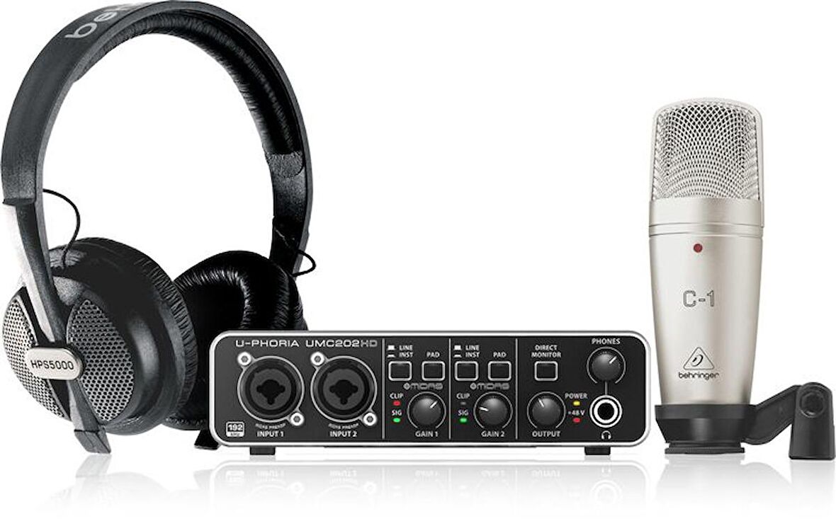 BEHRINGER U-PHORIA STUDIO PRO / Kayıt Paketi