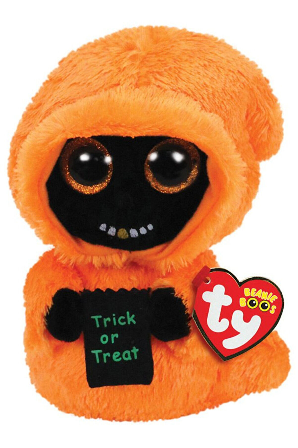 TY Altın Dişli Turuncu Ghoul Cadılar Bayramı Peluş 15cm Kız Erkek Çocuk Oyuncak Eğitici Oyuncaklar