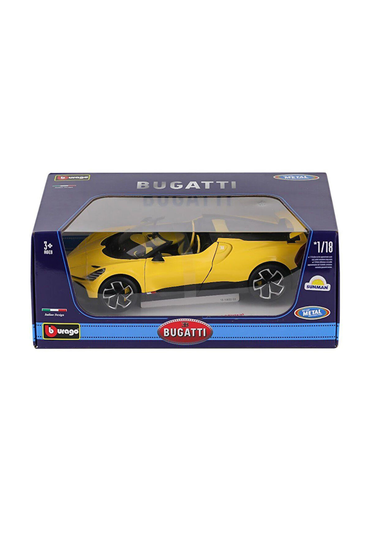 11051 Burago Bugatti Mistral 1:18 -Sunman Kız Erkek Çocuk Oyuncak Eğitici Oyuncaklar