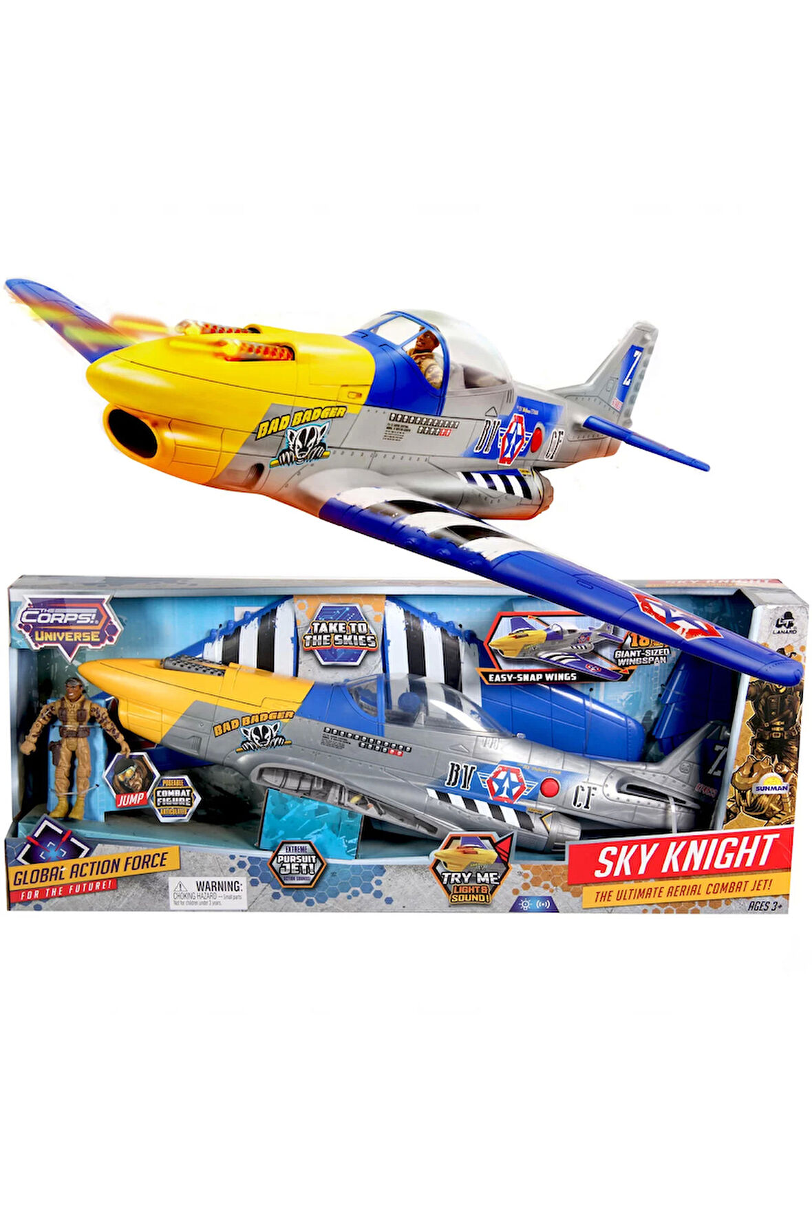 The Corps Universe Sky Knight Askeri Jet Kız Erkek Çocuk Oyuncak Eğitici Oyuncaklar