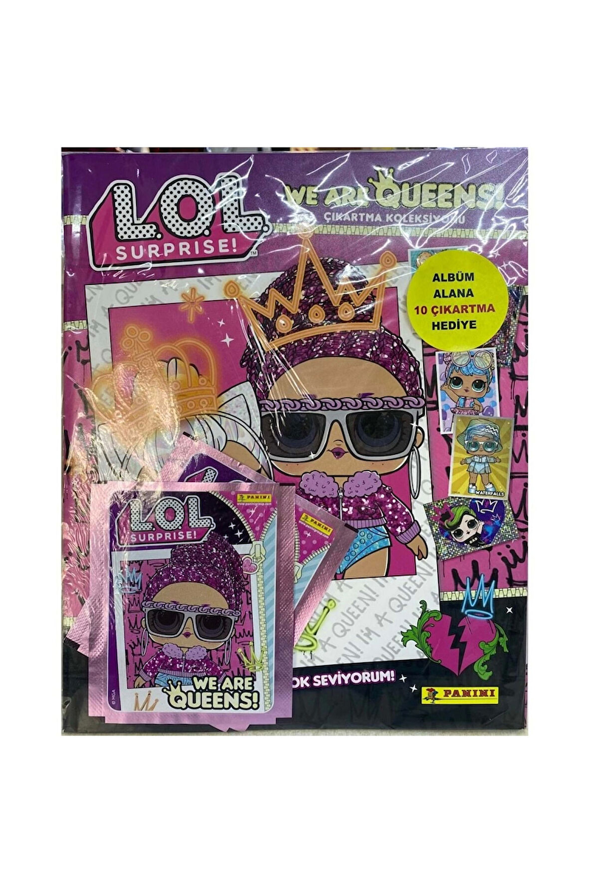 Lol Sticker Albümü Kız Erkek Çocuk Oyuncak Eğitici Oyuncaklar
