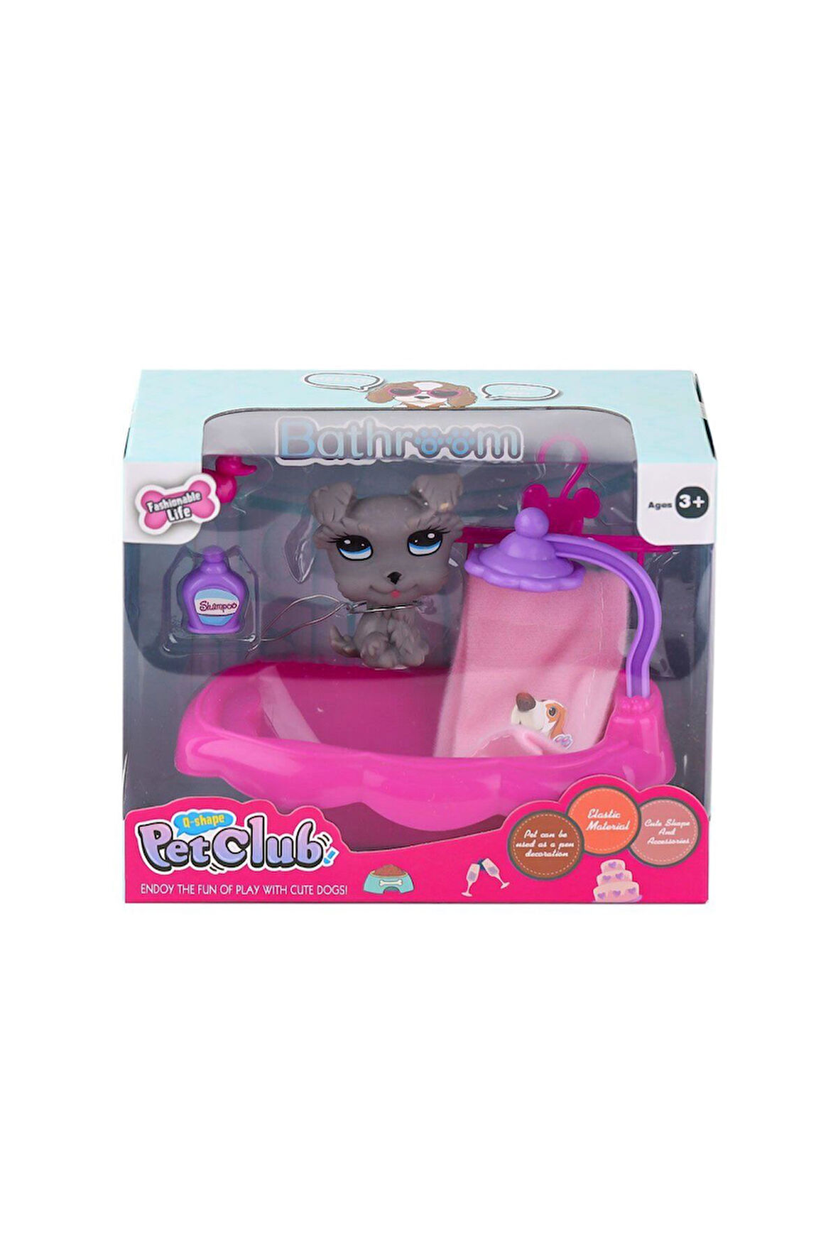 KZL-CL2102B 1-4 Pet Star Banyo Keyfi -Kızılkaya Oyuncak Kız Erkek Çocuk Oyuncak Eğitici Oyuncaklar