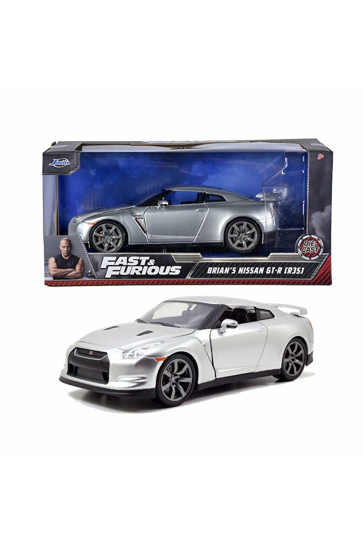 253203082 Hızlı ve Öfkeli 2009 Nissan GT-R 1:24 - Simba Kız Erkek Çocuk Oyuncak Eğitici Oyuncaklar