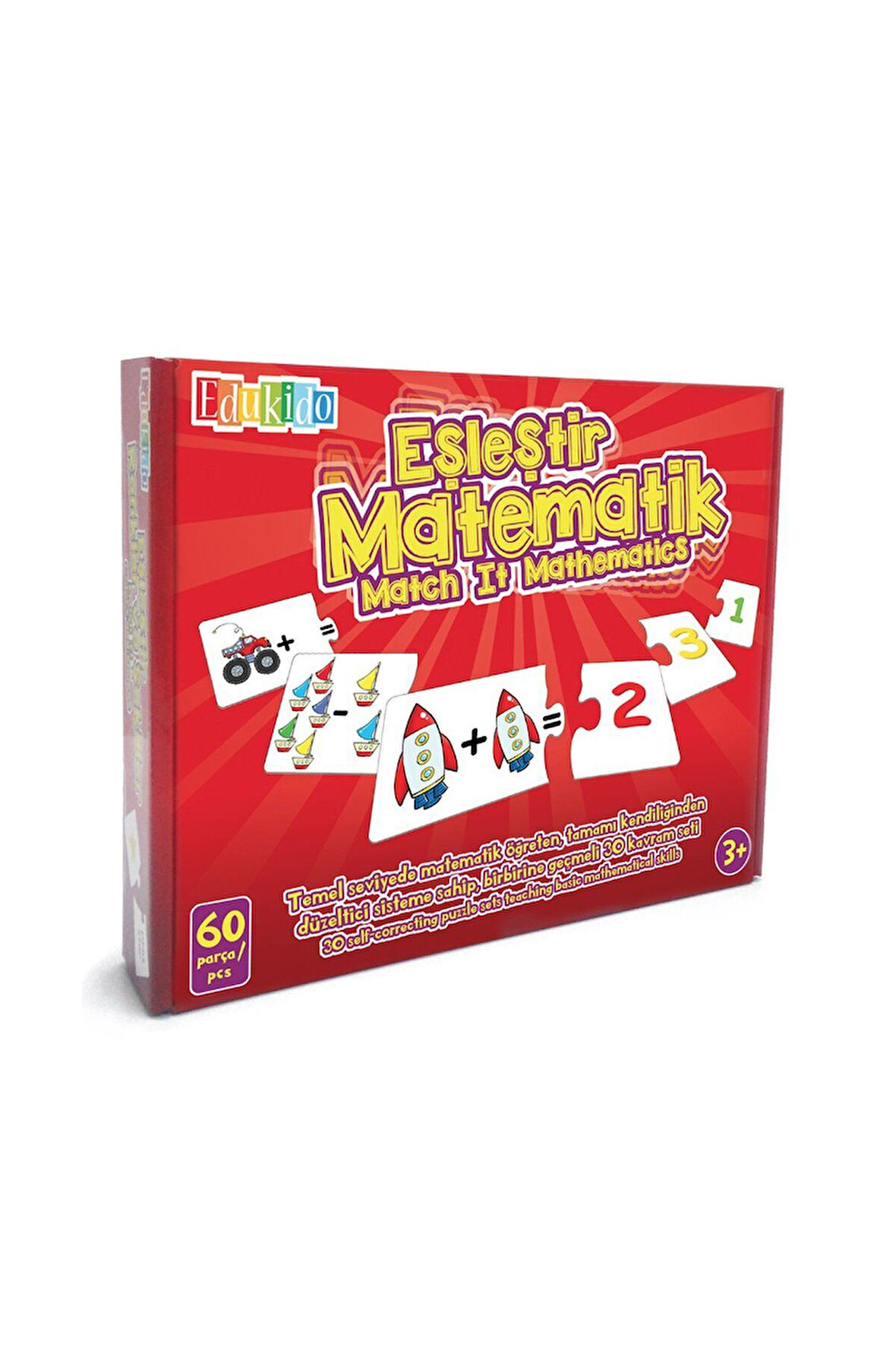 EDU-1004 Chiva, Eşleştir Matematik Kız Erkek Çocuk Oyuncak Eğitici Oyuncaklar