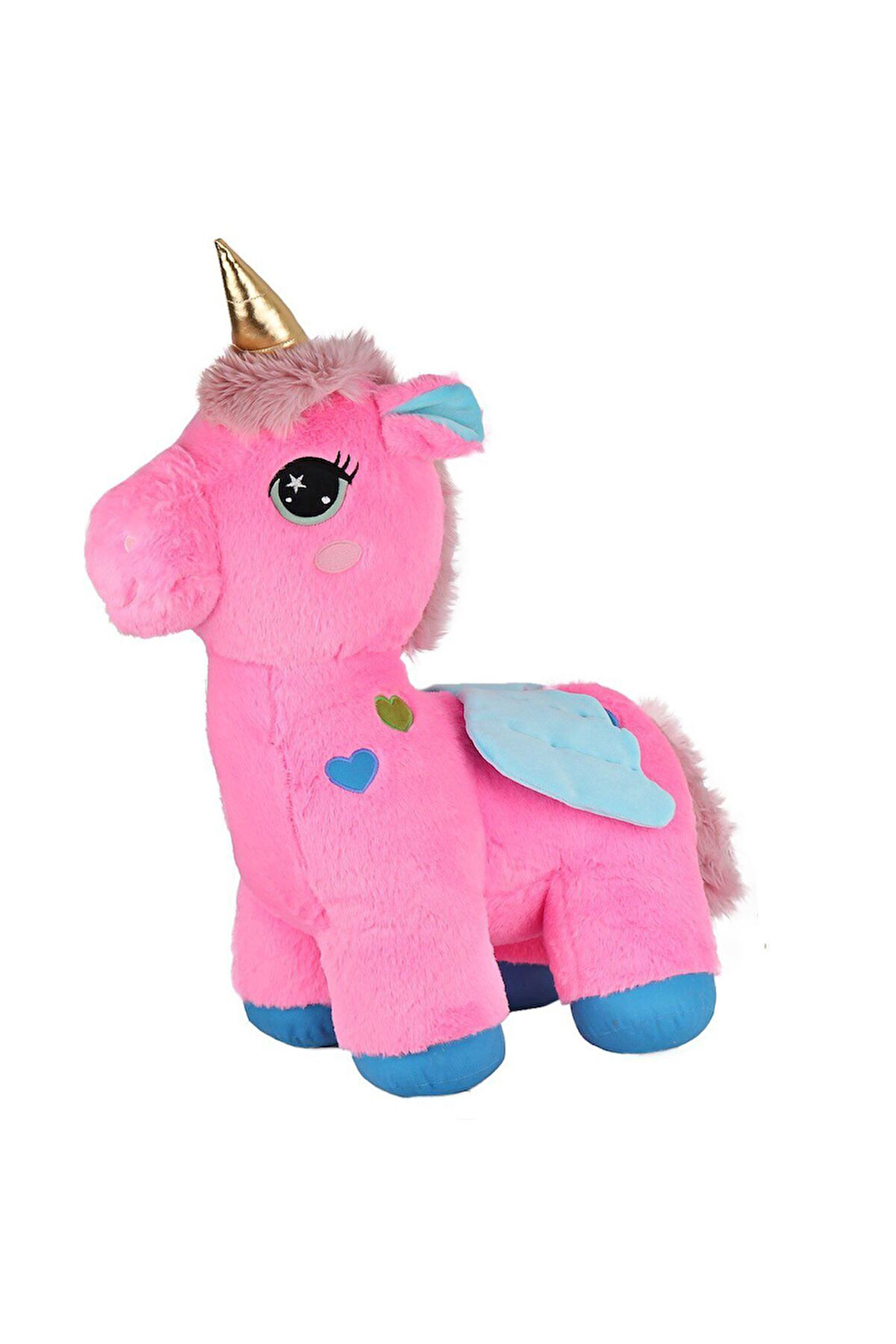 4974 Büyük Pembe Unicorn Kız Erkek Çocuk Oyuncak Eğitici Oyuncaklar