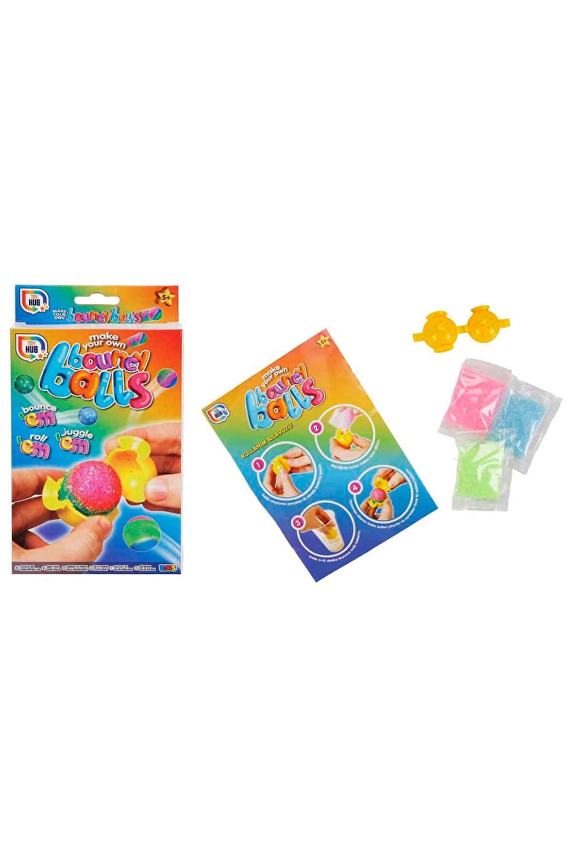 Zıplayan Top Yapım Seti Kız Erkek Çocuk Oyuncak Eğitici Oyuncaklar