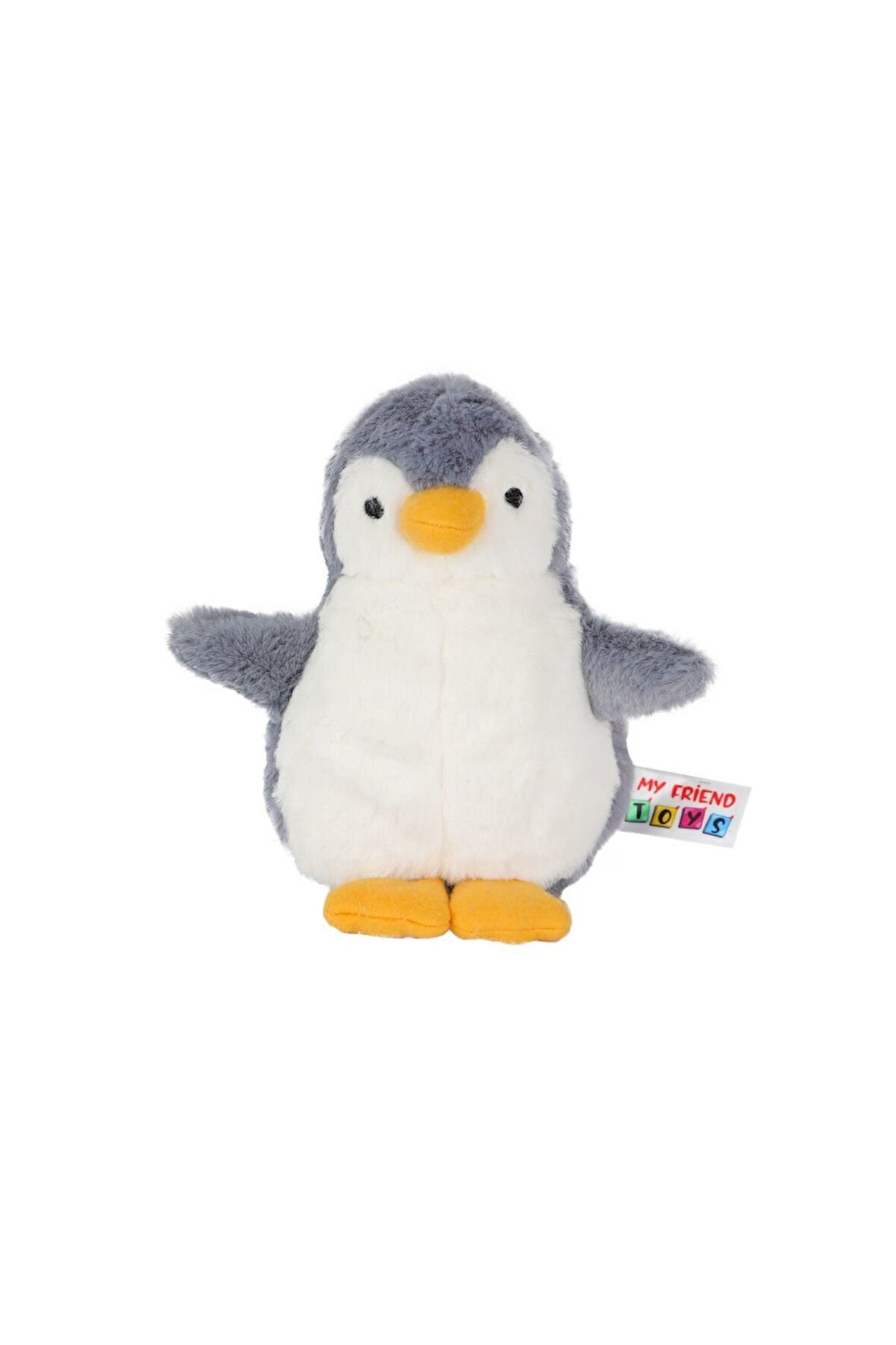 4134 Penguen Peluş Gri -My Friend Toys Kız Erkek Çocuk Oyuncak Eğitici Oyuncaklar