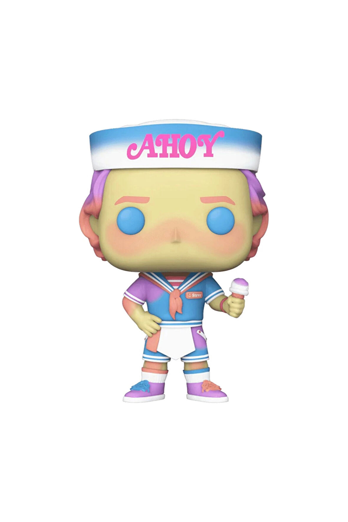 Funko POP TV: Stranger Things - Steve (Scoops Ahoy) Kız Erkek Çocuk Oyuncak Eğitici Oyuncaklar