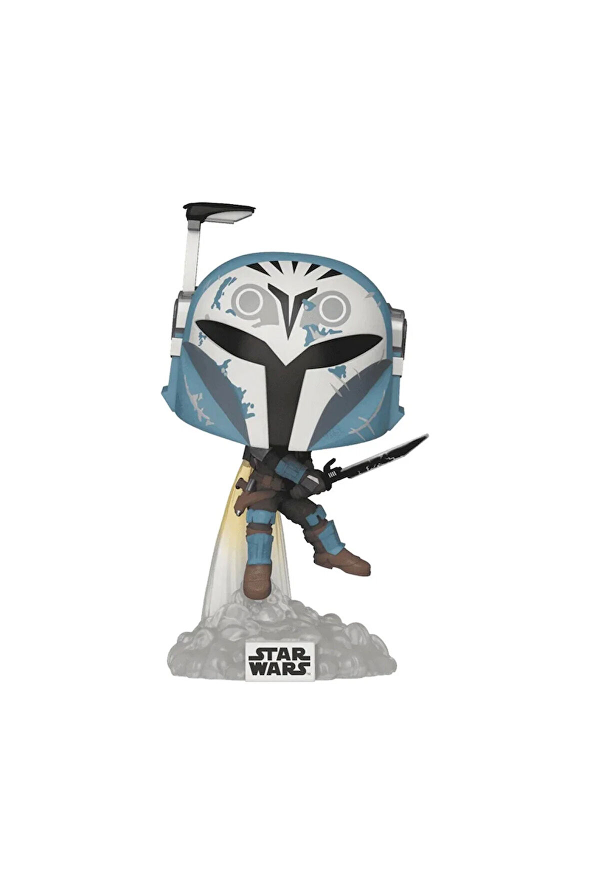 Funko POP: The Mandalorian-Katan w/Darksaber and Jet Pack Kız Erkek Çocuk Oyuncak Öğretici