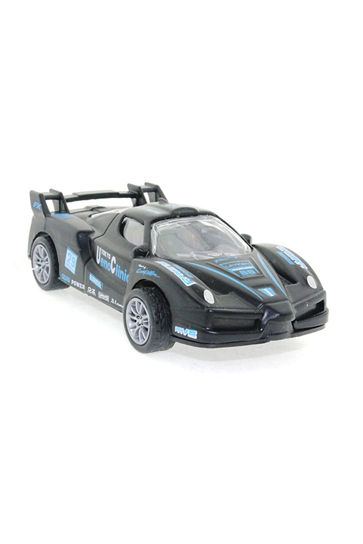 Die Cast Çek Bırak Metal Siyah Yarış Arabası 88 Kız Erkek Çocuk Oyuncak Eğitici Oyuncaklar