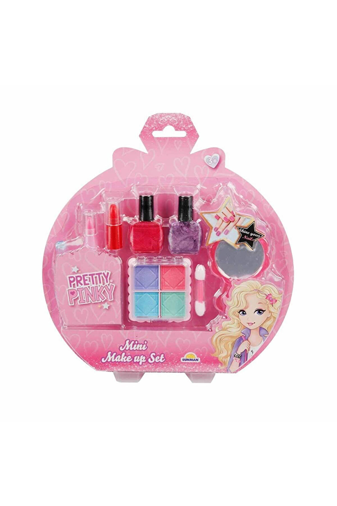 4277 Pretty Pinky Mini Makyaj Seti -Sunman Kız Erkek Çocuk Oyuncak Eğitici Oyuncaklar