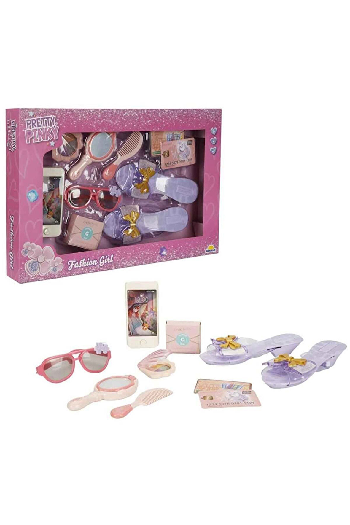 KOKOŞ SET TERLİK/GÖZLÜK/TARAK KUTULU Kız Erkek Çocuk Oyuncak Eğitici Oyuncaklar