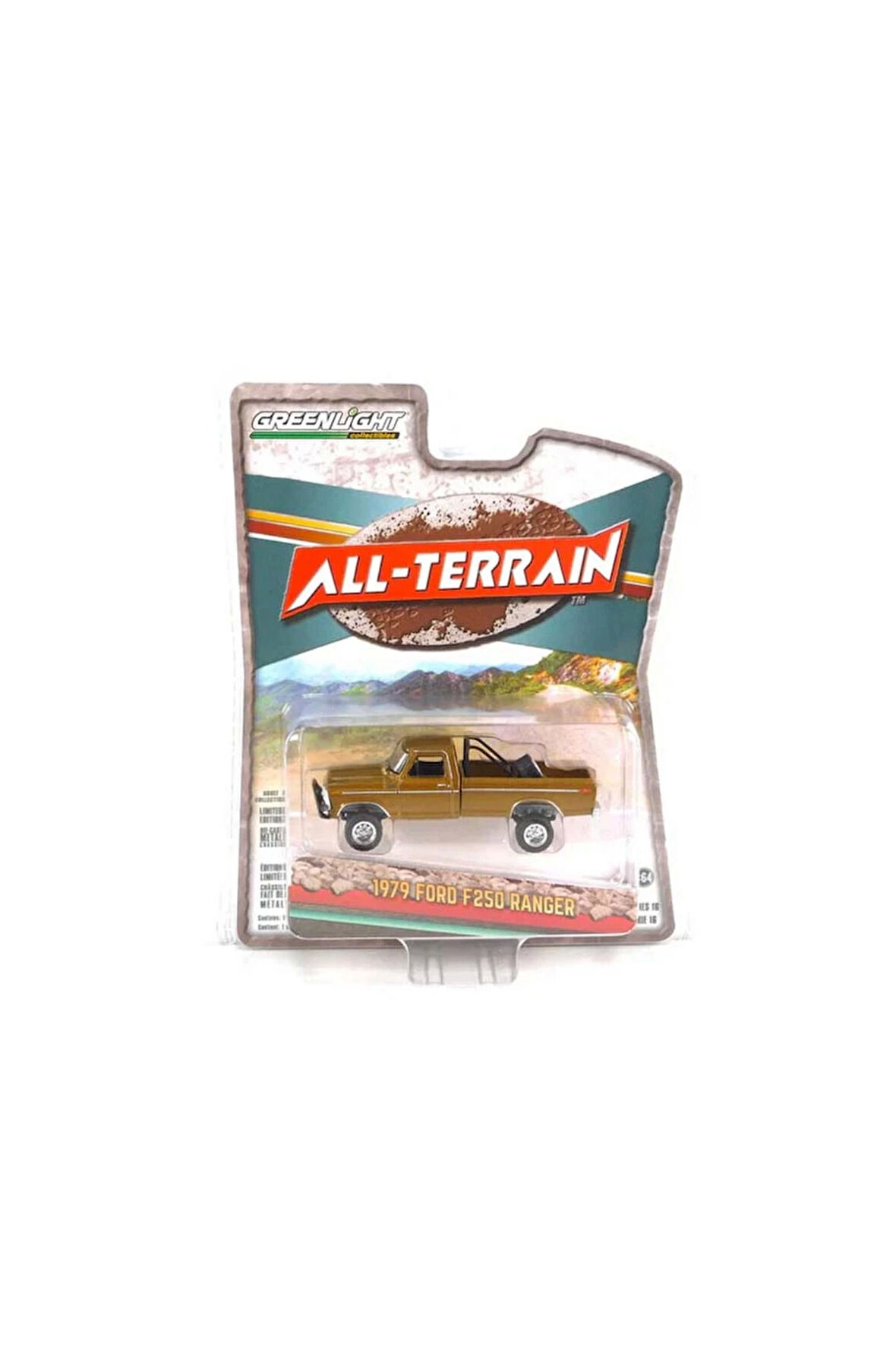 Greenlight 1/64 All-Terrain Series 16- 1979 Ford F250 Ranger Kız Erkek Çocuk Oyuncak Eğitici Oyuncak
