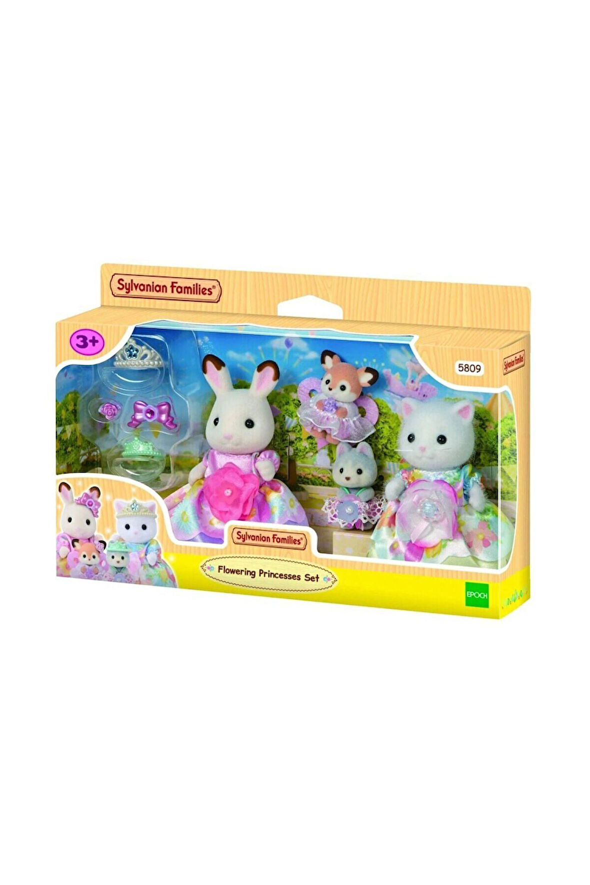 5809 Sylvanian Families Çiçekli Prensesler Seti +3 yaş Kız Erkek Çocuk Oyuncak Eğitici Oyuncaklar