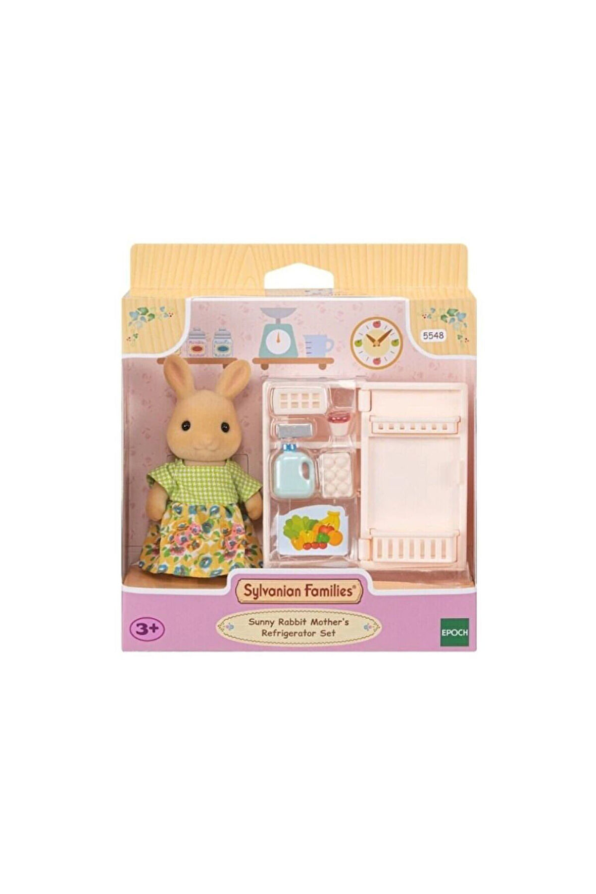 5548 Sylvanian Families Sunny Tavşan Anne ve Buzdolabı Seti +3 yaş Kız Erkek Çocuk Oyuncak Eğitici O