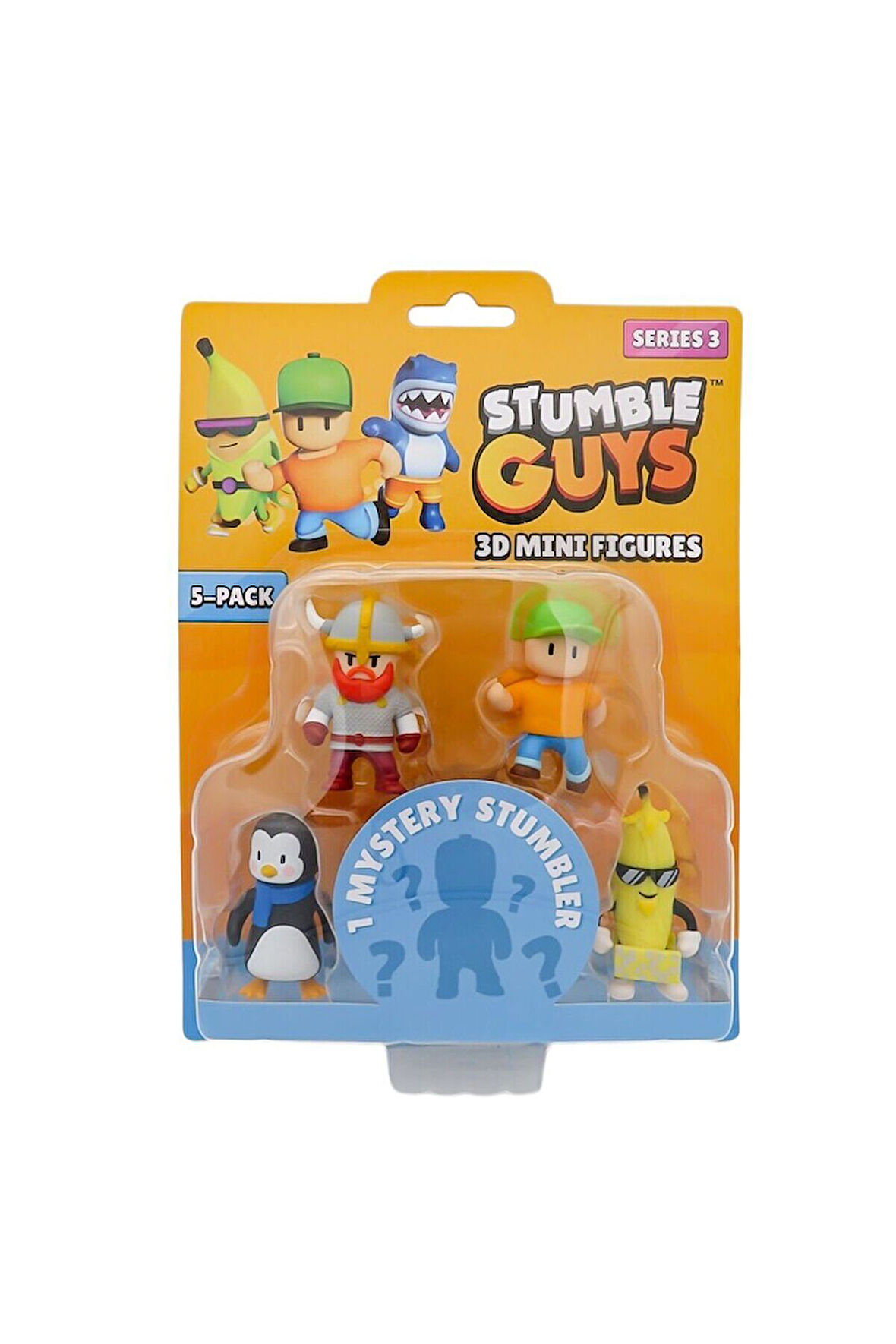 TUY22000 Stumble Guys 5li Mini Figür Kız Erkek Çocuk Oyuncak Eğitici Oyuncaklar