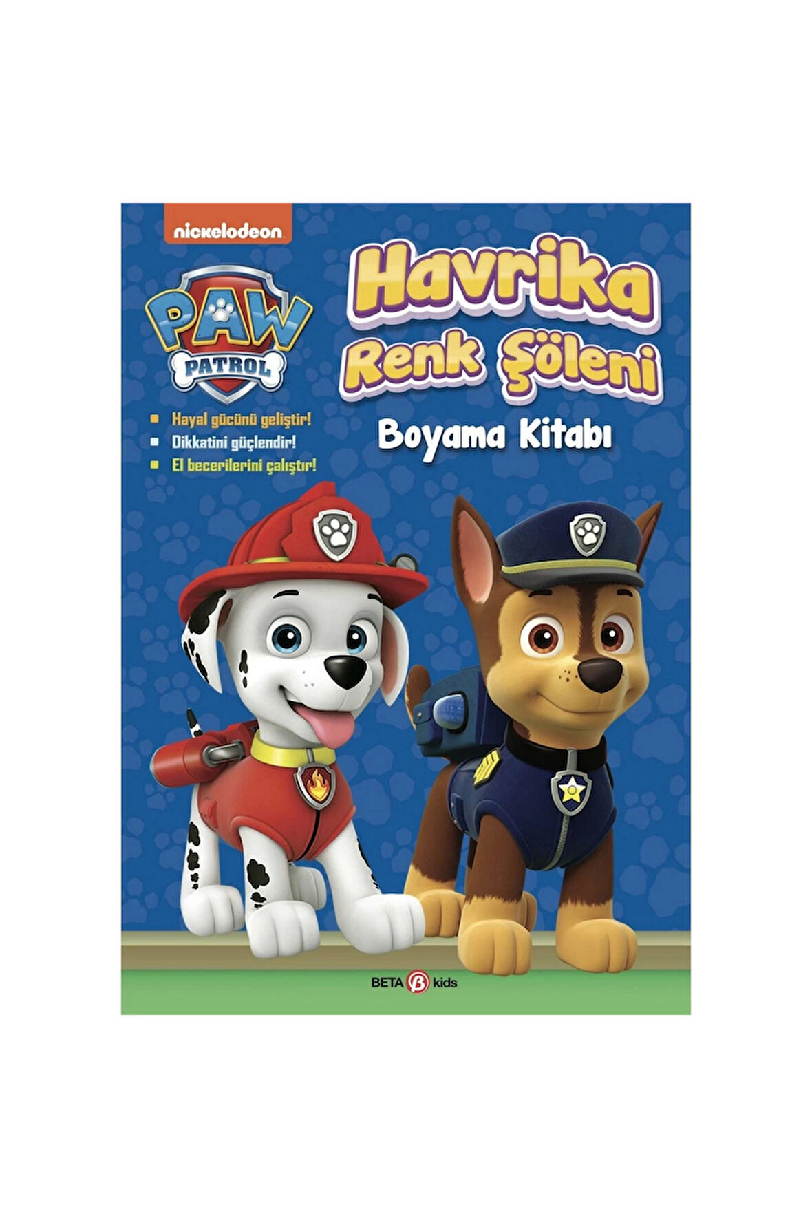Paw Patrol Havrika Renk Şöleni Boyama Kitabı Kız Erkek Çocuk Oyuncak Eğitici Oyuncaklar