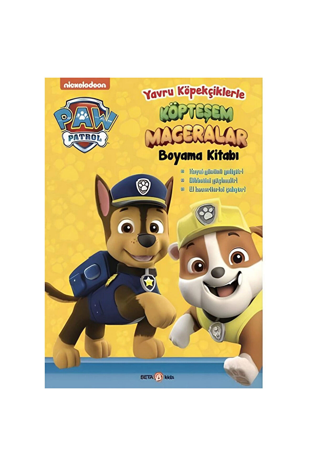 Paw Patrol Köpteşem Maceralar Boyama Kitabı Kız Erkek Çocuk Oyuncak Eğitici Oyuncaklar