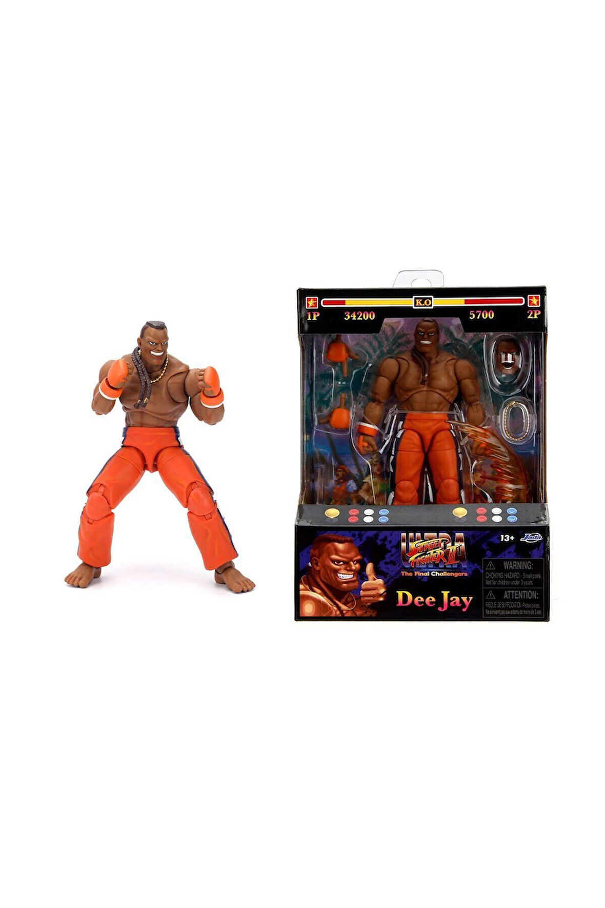 253252034 Jada Street Fighter II Dee Jay 6 Figür Kız Erkek Çocuk Oyuncak Eğitici Oyuncaklar