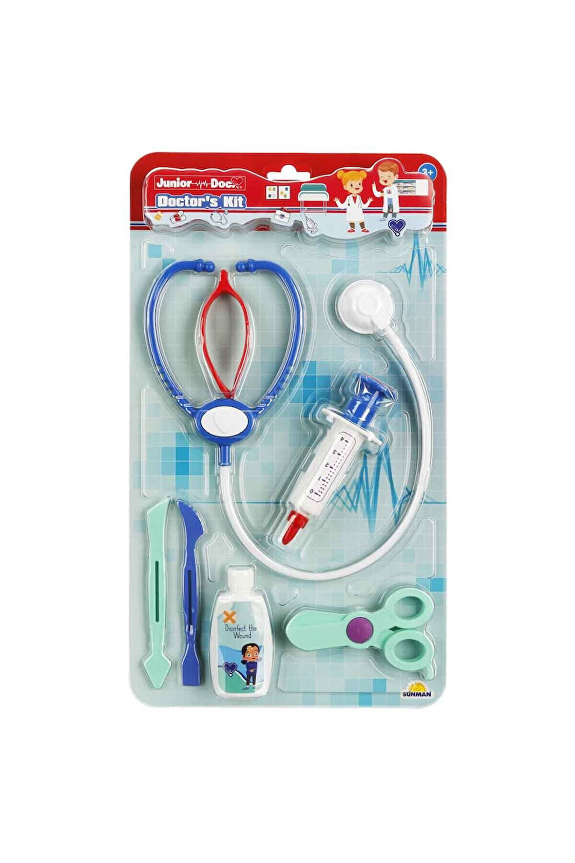 4154 SUN-SABC-JDC-DOKTOR SET Kız Erkek Çocuk Oyuncak Eğitici Oyuncaklar