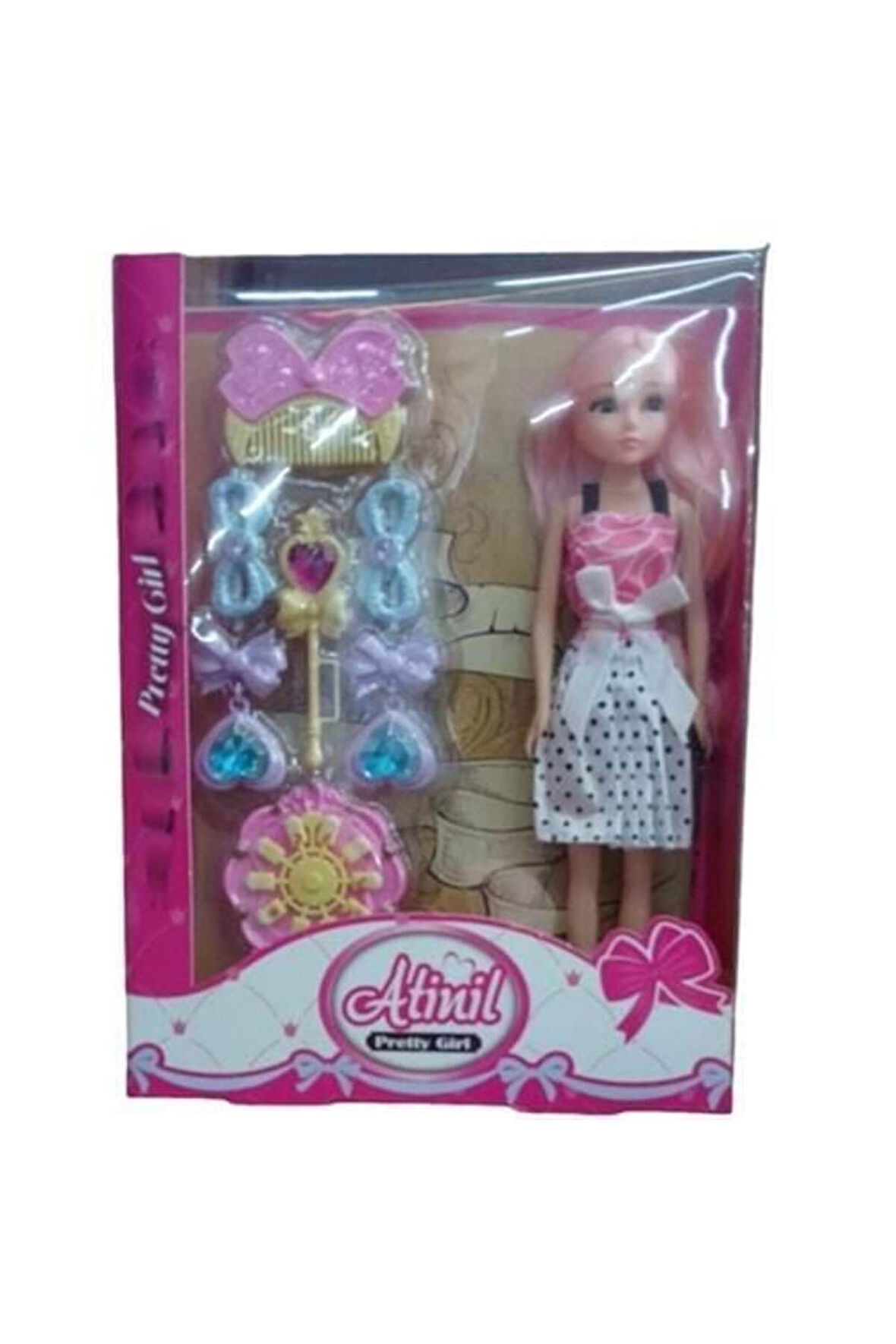 ATİNİL PRETTY GİRL BEBEK Kız Erkek Çocuk Oyuncak Eğitici Oyuncaklar
